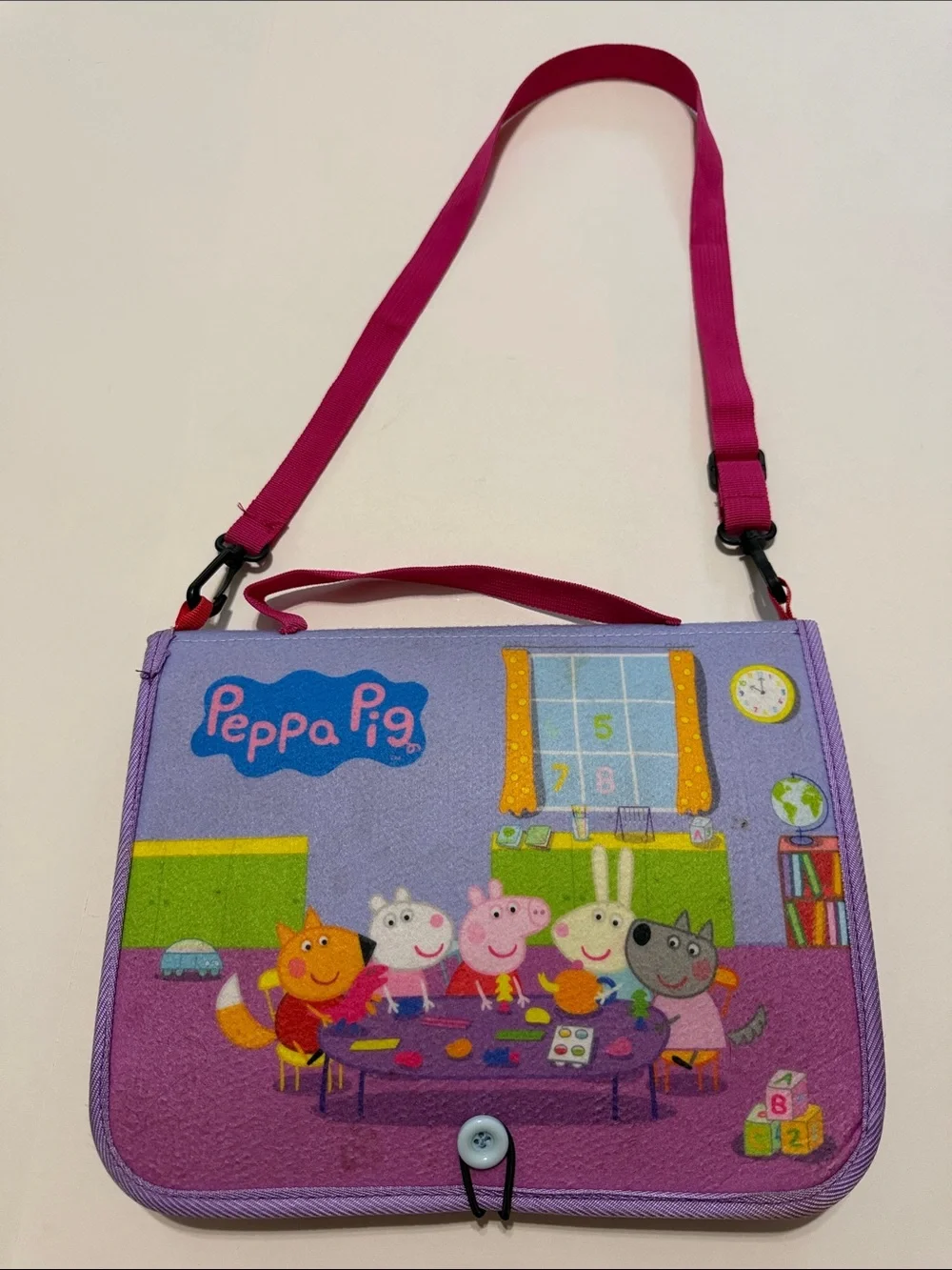 Peppa Pig Toddler Busy Board in Pink and Purple